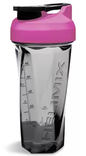 HELIMIX 2.0 Vortex Blender Shaker Bottle Holds upto 28oz | No Blending Ball or Whisk | USA Made | Portable Pre Workout Whey Protein Drink Shaker Cup | Mixes Cocktails Smoothies Shakes | Top Rack Safe