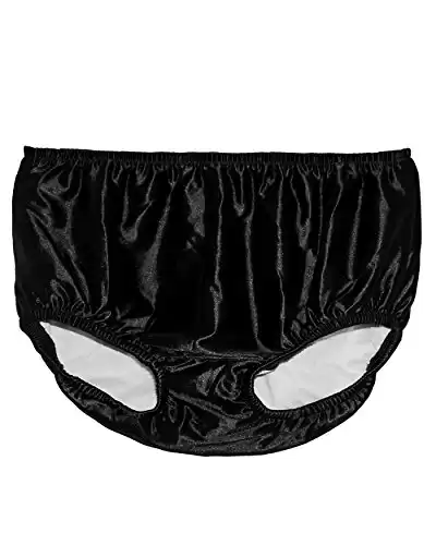 My Pool Pal Adult Swim Diapers - Reusable Diaper for Swimming - (S-Waist: 26-36"; Leg: 17-23", Black)